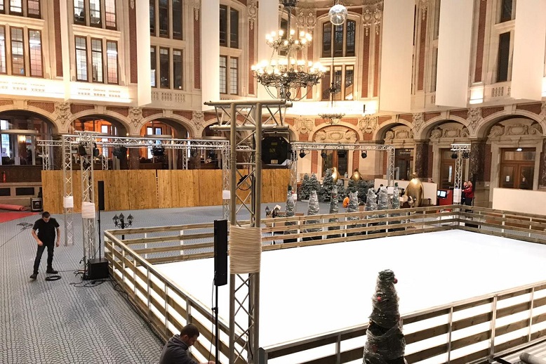 Patinoire au Palais de la Bourse