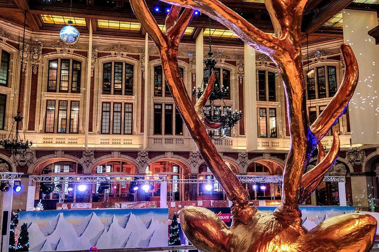 Patinoire au Palais de la Bourse