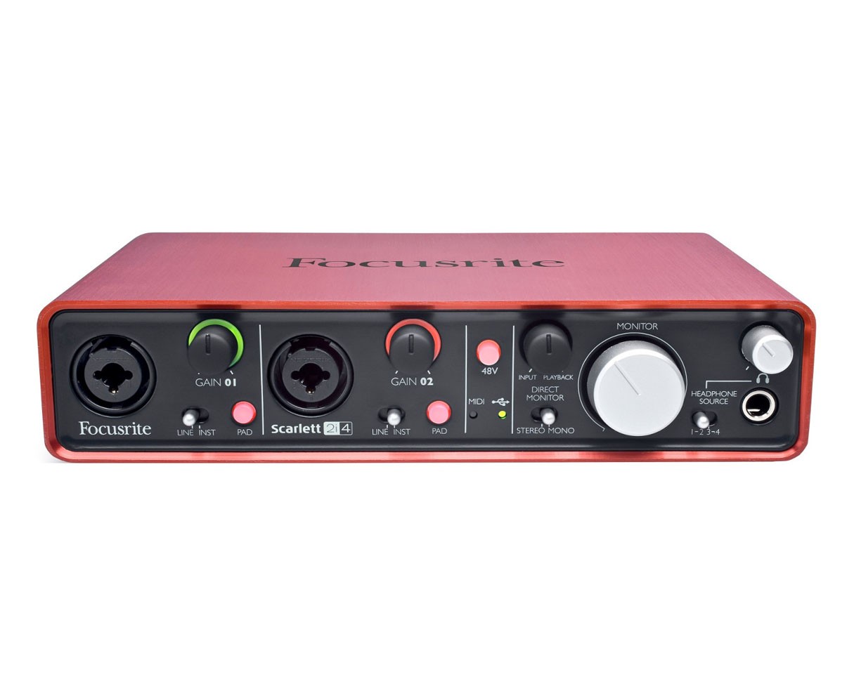 Focusrite Scarlett-2i4 interface USB 2 in 4 Out