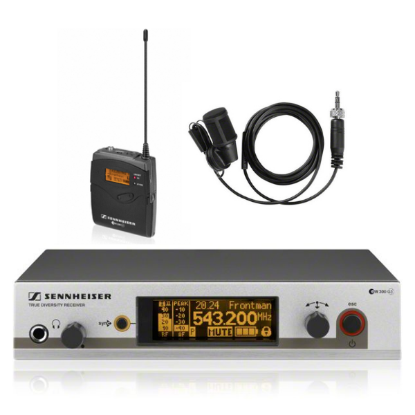 ATD-Live - Location Kit Liaison HF complète : Micro Cravate Sennheiser